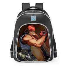The King Of Fighters XV Ralf Jones School Backpack