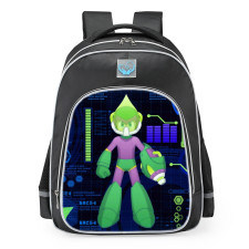 Mega Man 11 Acid Barrier School Backpack