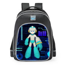 Mega Man 11 Block Dropper School Backpack