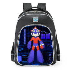 Mega Man 11 Chain Blast School Backpack