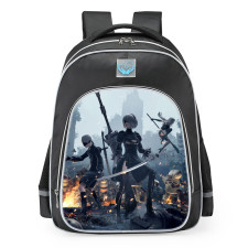 Nier Automata Characters School Backpack