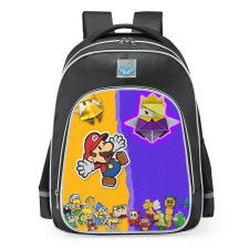 Paper Mario the Origami King Good Vs Evil School Backpack