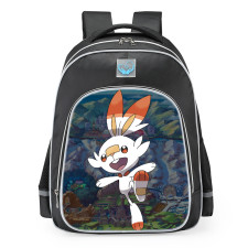 Pokemon Sword And Shield Scorbunny School Backpack