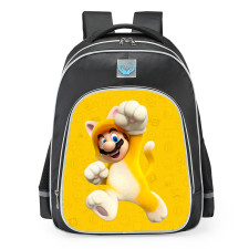 Super Mario 3D World Cat Mario School Backpack