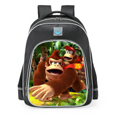 Donkey Kong Country Returns School Backpack