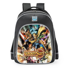 Golden Sun Characters School Backpack