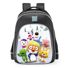 Pororo Characters School Backpack