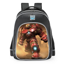 Marvel Contest Of Champions Hulkbuster School Backpack