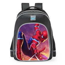 Marvel Contest Of Champions Spider Man School Backpack