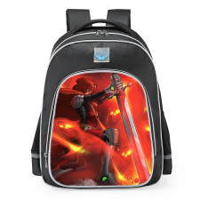 Marvel Contest Of Champions Guillotine School Backpack