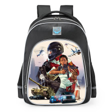 Grand Theft Auto Online Characters School Backpack