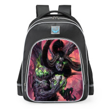 World Of Warcraft Illidan Stormrage School Backpack