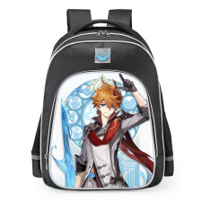 Genshin Impact Childe School Backpack