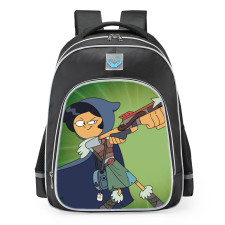 Marcy Wu Ranger Amphibia Characters Disney School Backpack