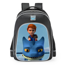 Dragons Rescue Riders Dak With Winger School Backpack