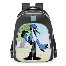 Friday Night Funkin FNF Vs. Pibby Corrupted Steven And Spinel Mordecai School Backpack