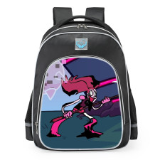 Friday Night Funkin FNF Vs. Pibby Corrupted Steven And Spinel Cool School Backpack