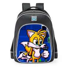 Friday Night Funkin FNF VS Tails.EXE Miles Tails Prower School Backpack
