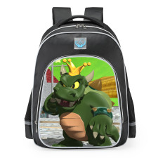 Super Mario Villain King Koopa School Backpack