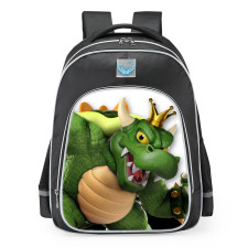 Super Mario Villain King Koopa Cool School Backpack