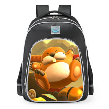 Super Mario Villain Monty Mole School Backpack