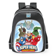 Marvel Super Hero Adventures Frost Fight School Backpack