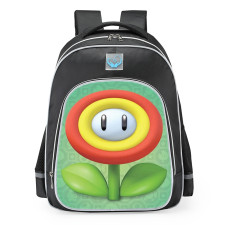 Super Mario Power Flower School Backpack
