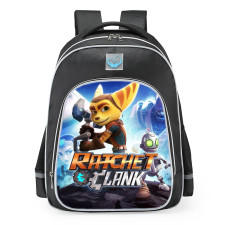 Ratchet & Clank Rift Apart Characters School Backpack