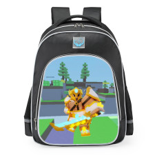 Roblox BedWars Barbarian Victorious Skin School Backpack