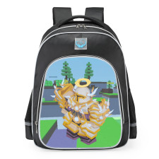 Roblox BedWars Trinity Light Angel Skin School Backpack