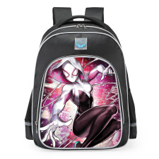 Marvel Spider Gwen Cool Comics Style School Backpack
