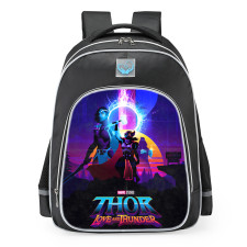 Marvel Thor Love and Thunder Color Paint School Backpack