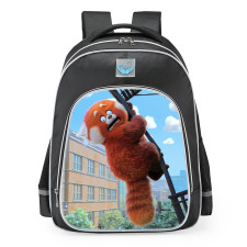 Disney Turning Red Panda Funny School Backpack