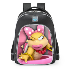 Super Mario Villain Wendy Koopa School Backpack