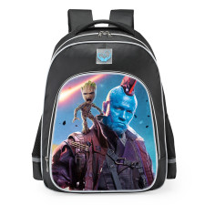 Marvel Guardians Of The Galaxy Yondu And Baby Groot School Backpack