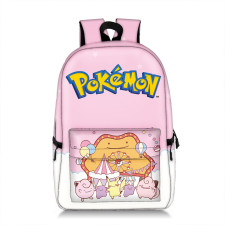 Pokemon Pikachu Ditto Clefairy Jigglypuff Backpack