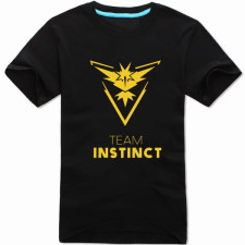Pokemon Go Yellow Team Instinct Black T-Shirt