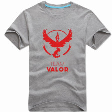 Pokemon Go Red Team Valor Grey T-Shirt
