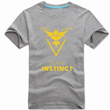 Pokemon Go Yellow Team Instinct Grey T-Shirt