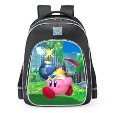 Kirby And The Forgotten Land Bomb Kirby School Backpack