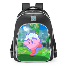 Kirby And The Forgotten Land Ice Kirby School Backpack