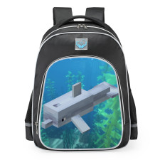 Minecraft Dolphin School Backpack