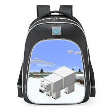 Minecraft Polar Bear School Backpack