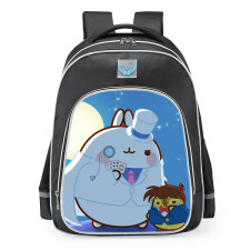 Molang Case Closed School Backpack