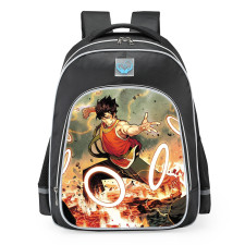 Marvel Shang Chi And The Ten Rings Comics Style School Backpack