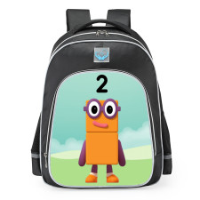 Number Blocks Number Two School Backpack