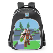 Roblox BedWars Gingerbread Man School Backpack