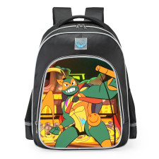 Rise of the Teenage Mutant Ninja Turtles Michelangelo School Backpack
