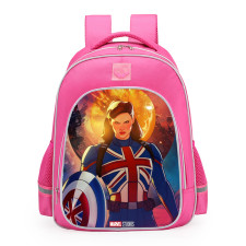 Disney+ Marvel What If…? Peggy Carter School Backpack