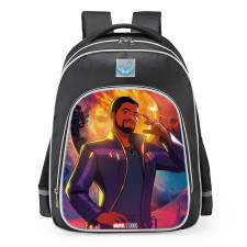 Disney+ Marvel What If…? T'Challa Star-Lord School Backpack
